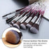 Kingtree Makeup Brushes, 15PCS Premium Synthetic Makeup Brush Set for Foundation, Face Powder, Eyeshadow