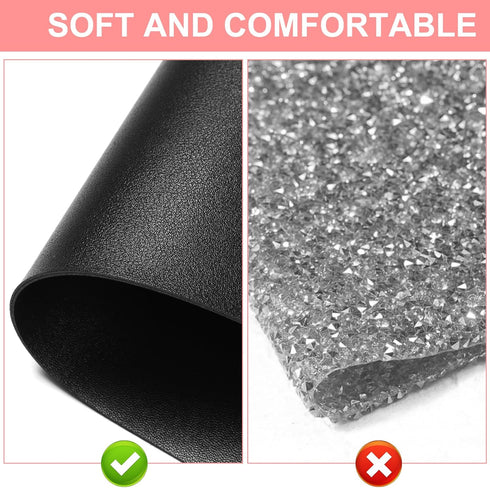 Makeup Mat for Vanity, Waterproof Oil-Proof Dust-Resistant Desk Protection, Ideal for Makeup Tables (15.7"X23.6", Black)