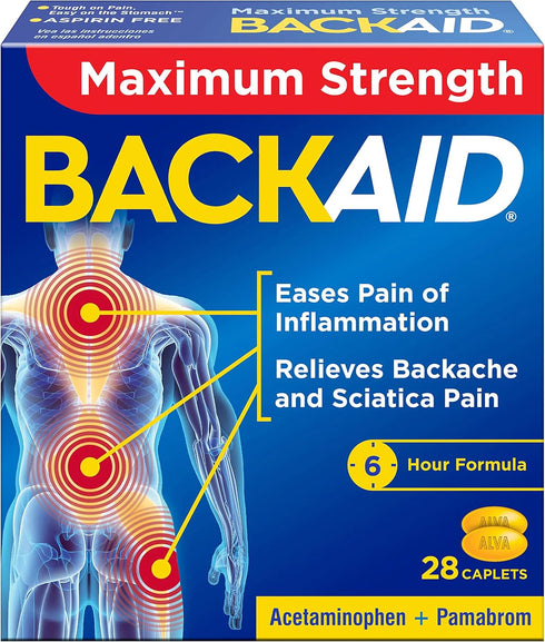 BACKAID Pills, 28 Tablets (Pack of 6)
