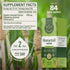 Horsetail Horsetail 84-Day HERBAMAMA Herb Extract Drops - Vegan Hair, Nail & Skin Care with Leaves Tincture - Non-GMO