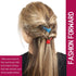Kenz Laurenz 100 Hair Ties - No Crease Ribbon Elastics Ouchless Ponytail Holders (Neutral Tones)