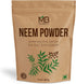 MB Herbals Pure Neem Powder, 8 oz | 227 Gram / 0.5 LB Wild-Crafted Neem Leaf Supplement for Skin and Hair