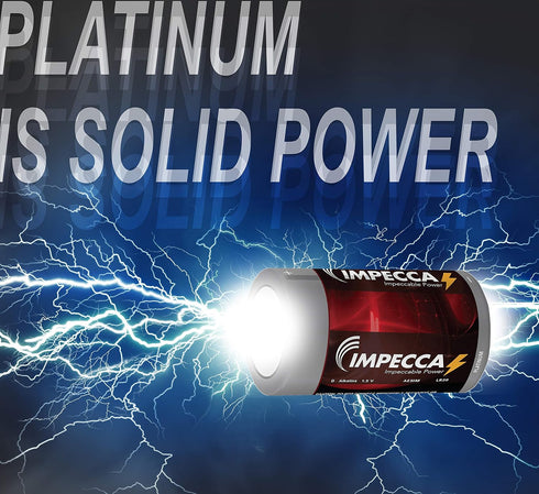 Impecca 12 Pack 9 Volt Batteries Ultra Long Lasting High Performance Leak-Resistant 9V Battery