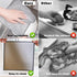 10 Pack Double Layer Non-Scratch Wire Dishcloth for Wet and Dry, Reusable Steel Wool Scrubber for Kitchen Cleaning