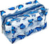 Cute Transparent Portable Makeup Bag, Waterproof Toiletries Storage Bag, Large Capacity Pen Bag (Butterfly)