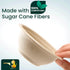 Disposable Paper Bowls, 100pack 8oz Compostable Paper Bowls for Condiments, Ice Cream, Dessert