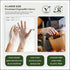 100% Certified Compostable Disposable Gloves S/M/L/XL Powder & Latex Free, Food Grade, Cleaning & Germ Protection