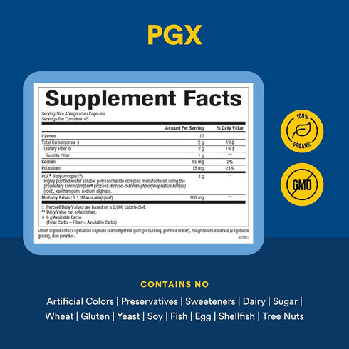 WellBetX Mulberry, 180 180 PGX by Natural Factors, Plus vegetarian capsules, Capsules