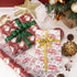 Rolls-17 Inch 33 Ribbli Christmas Wrapping Paper Reversible Vintage Santa and Merry Christmas Red White Gift Wrapping