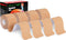 Kinesiology Tape Precut Strips - 4 Rolls Precut Muscle Support & Pain Relief Sport Tape, Waterproof & Breathable