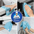 MR.SIGA Microfiber Cleaning Cloths, All-Purpose Surface Towels, Pack of 12, Sky Blue, Size 32 x 32 cm