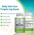 Daily Vein Care Supplement Capsules, Circulation Formula with Calcium, Vitamin D3, K2, BioPerine, 60 Capsules