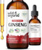 Ginseng Tincture - 2 fl oz Korean Red Panax Ginseng Extract Liquid for Immune Support - Vegan Alcohol-Free Supplement