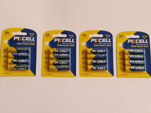 PKCELL R6P-4B 1.5V Pack 4 Heavy Duty AA Battery
