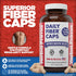 Yerba Prima Daily Fiber Caps Formula, 400 Capsules, Dietary Supplement with Psyllium Seed Husks