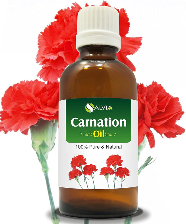 Salvia Carnation Therapeutic Essential Oil 15ML - 100% Natural Uncut Undiluted Pure Cold Pressed Aromatherapy