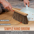 Takavu Large Dustpan Brush, Counter Brush, Bench Brush with Beech Wood Handle & Horsehair Bristles
