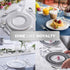 Stock Your Home 125 Disposable Heavy Duty Plastic Spoons, Silver - Perfect for Catering Events, Parties, Weddings