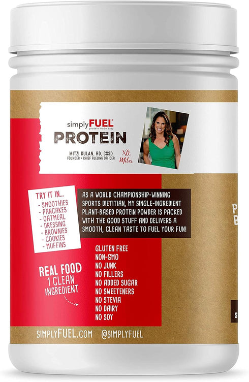 Plant Based Protein Powder, Chickpea Protein, 20g Unflavored, High Fiber, 1.25 pounds
