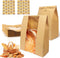 WNSIRVY 30 Pack Large Bread Bags for Homemade Sourdough Bread - Kraft Paper
