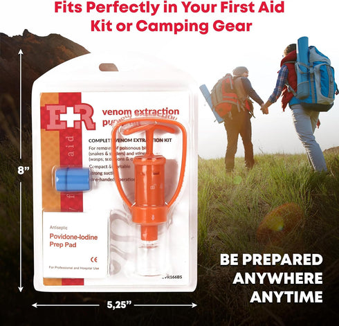 Ever Ready First Aid Snake Bite Venom Extractor Kit, Latex Free