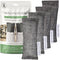 Moso Natural Shoe Deodorizer Inserts, Charcoal Odor Absorber for Shoes, Long-Lasting Unscented Air Purifying Bags (2
