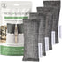 Moso Natural Shoe Deodorizer Inserts, Charcoal Odor Absorber for Shoes, Long-Lasting Unscented Air Purifying Bags (2