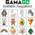 GAMAGO Toast Heating Pad & Pillow, Microwavable Heat Pack for Cramps & Anxiety Relief