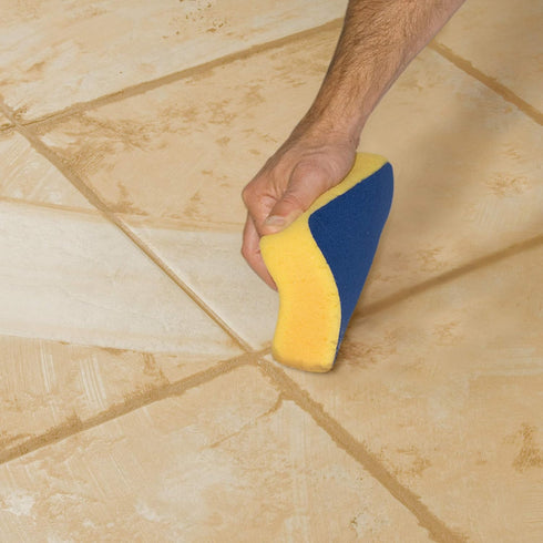 QEP Microfiber Polishing Sponge - Dual Surface Sponge and Microfiber Pad