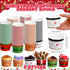 Zhehao 60 9 oz 6 Pcs Christmas Ice Cream Bowls and Paper Cups - Disposable Soup and Snack Cups for Picnic Party