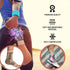 farmer's craft Ankle Brace Support Sleeve & Moisturizing Treatment for Cracked Heel, Adjustable Neoprene Socks (Medium)