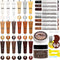 Wood Furniture Repair Kit, 40 Sets, 18 Colors Wood Filler Putty and 8 Touch Up Markers for Scratches and Holes
