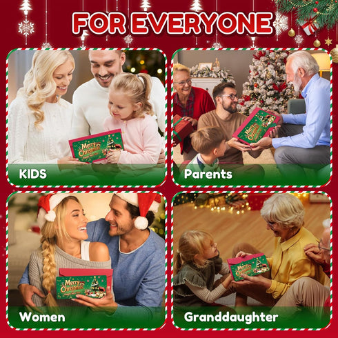 Yzryth 10 Christmas Money Holders For Cash, Christmas Cash Gift Envelopes Slots, Merry Gifts Card Ideas For Teen Women