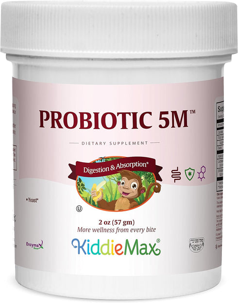 Maxi Health KiddieMax Probiotic 5M, Acidophilus, Healthy Digestive Flora, 2 Ounce Powder