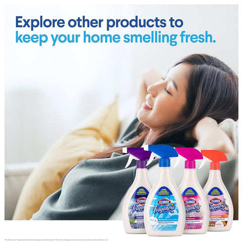 Clorox Fraganzia Refresher Spray 22oz - Multi-Use Fabric Refresher Spray in Frosted Cranberry Scent