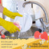 Heart Shaped Non-Scratch Scrub Sponge, Dual-Sided Cleaning Kitchen Sponge and Scrubber for Washing Dishes, Pots & Pans and Household Cleaning Supplies, 20 Pcs Scrubbing Sponges by HIASTRA