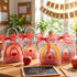 Shinylin 24 Pcs Teachers' Day Clear Gift Bags with Handles Ribbon Reusable Clear PVC Teacher Appreciation Gifts Bags