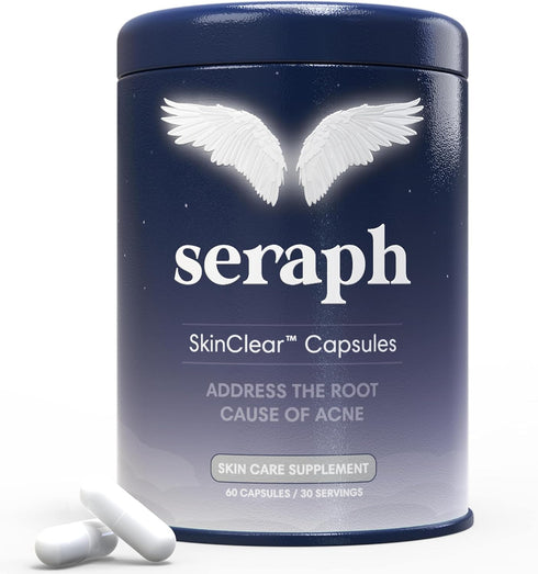 Seraph Acne Supplement - Hormonal Acne Pills Treatment - Pimple Supplements for Women