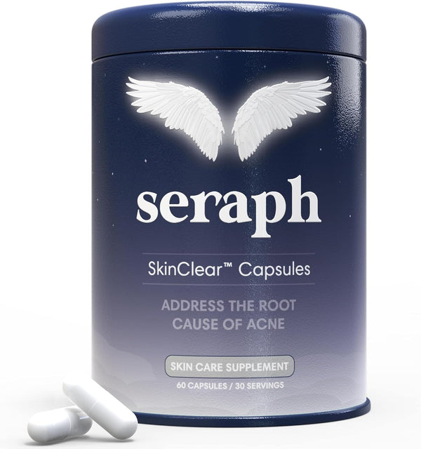 Seraph Acne Supplement - Hormonal Acne Pills Treatment - Pimple Supplements for Women