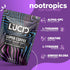 Lucid Superfood Organic Mushroom Coffee with Nootropics - Lion's Mane, Tremella, Cordyceps & Turkey Tail - Instant