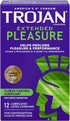 TROJAN 12 Count 12 Count Her Pleasure Sensations & Extended Pleasure Climax Control Condoms Bundle