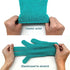 MIG4U Medium to Heavy Shower Exfoliating Scrub Gloves - 5 Pairs for Deep Cleansing and Dead Skin Removal