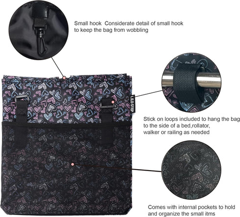 Urine Drainage Bag Holder,Catheter Bag Covers Catheter and Urostomy Travel Medical Supplies Bag with Storage Pockets