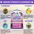 FRESH HEALTHCARE Elderberry Capsules, High Potency Black Elderberry with Zinc and Vitamin C for Immune Support