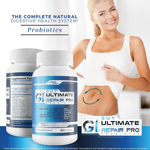 Gut & GI Ultimate Repair Pro Probiotic - Best Gut Probiotics for GI, Gut, & Vag Support - Women’s Probiotics for Health