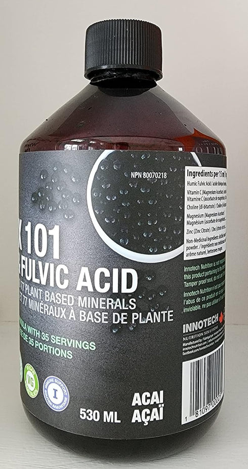 INNOTECH Nutrition Detox 101 - Humic and Fulvic Acid, Acai Green Tea - 500ml