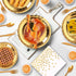 175 Pieces Gold Disposable Party Dinnerware Set - Gold Paper Plates Napkins Cups, Gold Plastic Forks Knives Spoons for 25 Guests by TabreMstr