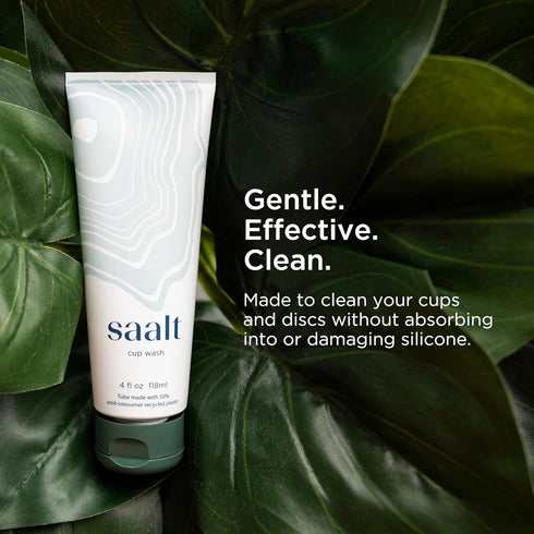 Saalt Menstrual Cup Wash Cleanser - pH Balanced, No Irritants, 4oz
