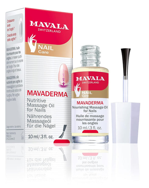 Mavala Mavaderma Nail Care Oil, 0.3 Ounce - Nourishing Massage, Hardener, Cuticle Oil