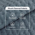 Jubeoyey 6 Settings 24" 12" Heating Pad - Electric Heating Pad for Back Pain and Cramps Relief, Moist Heat Pad